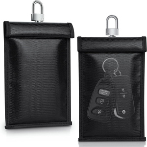 Offre Spéciale étanche Rfid anti-vol Faraday sac Signal bloquant Faraday <span class=keywords><strong>pochette</strong></span> pour <span class=keywords><strong>clés</strong></span> de <span class=keywords><strong>voiture</strong></span> - Product Image 1