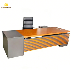 Mesa <span class=keywords><strong>de</strong></span> Oficina <span class=keywords><strong>de</strong></span> Diseño Moderno, Mesa <span class=keywords><strong>de</strong></span> Madera para Gerente, Jefe, CEO, Diseño Ejecutivo en Forma <span class=keywords><strong>de</strong></span> L, Juego <span class=keywords><strong>de</strong></span> Sillas <span class=keywords><strong>de</strong></span> Oficina para Uso en Oficina - Product Image 3
