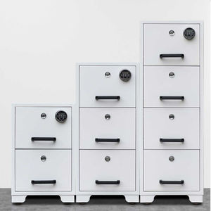 Lockable Metal Filing Cabinet 2/3/4 <b>Drawer</b> Options Secure Office Storage Cabinet <b>Small</b> Metal <b>Drawer</b> Cabinet for Home Office - Product Image 1