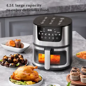 Chine usine 5L appareil ménager électrique friteuse à Air Visible four Freidora de aire sans huile Air Fry pour la cuisine