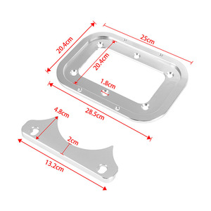 Aluminium-Batteriehalterung mit Montagehalterung und Kofferraum-Verlegungsbox für <span class=keywords><strong>Optima</strong></span> D34 34/78 - Product Image 2