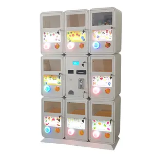 Máquina de venda para cápsula de brinquedos, com seleções multi pagamento, como cartão de crédito para moedas