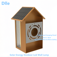 Lumière murale LED solaire extérieure IP44 1W 2W en acier inoxydable 201 avec diffuseur en verre, étanche, garantie 3 ans