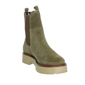 Botas de Tobillo Bajas para Mujer Cinzia Soft, Color Verde, Suela Gruesa, Botas de Moda - Product Image 4