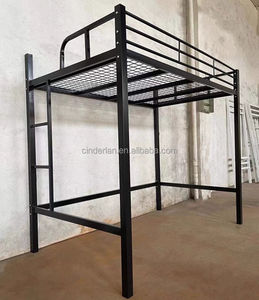 Escuela estudiante dormitorio metal acero loft doble litera para adultos - Product Image 2