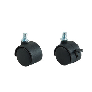 Furniture Caster 1.5 Inch With Brake Swivel Chair Wheel For Desk Chair Shelf Rack - Product Image 3
