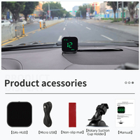 Wiiyii G4S Universelles Auto-HUD mit GPS-Geschwindigkeitsanzeige und Kompass, Automatische Ein/Aus-Funktion, 5V, 1 Jahr Garantie