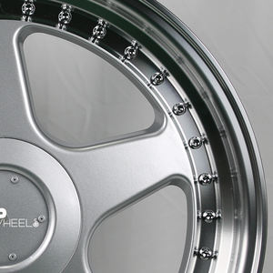 JPwheels Vente à chaud Roues en alliage à cinq rayons Jantes de voiture de 18 pouces 5x10 0/112 Roues de voiture de tourisme # M3682 - Product Image 6