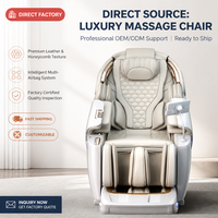 Fauteuil de massage style nordique, design minimaliste, cuir PU écologique, écran LED, commande tactile, 15 cm de profondeur pour une intégration murale, idéal pour la décoration intérieure moderne.