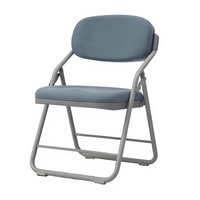Chaise pliante empilable moderne en acier enduit anti-rouille haute résistance, durable, pour salon et hôtel