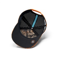 Casquette personnalisée OEM en tissu Dobby, style urbain sportif, imprimé Merlin Forest, découpe laser, perforations, en Oxford, popeline, tissu éponge et maille respirante, avec logo personnalisé