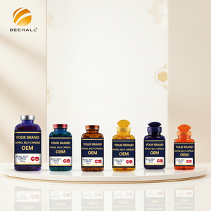 BEEHALL Fabricantes de Productos Apícolas OEM Cápsulas de <span class=keywords><strong>Jalea</strong></span> <span class=keywords><strong>Real</strong></span> de 100 Granes - Product Image 1