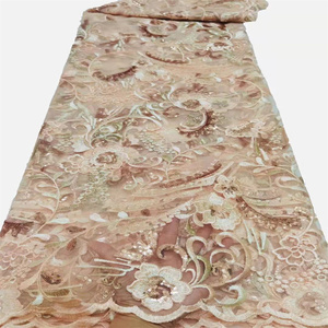 Tecido de malha três dimensionais feita à mão, tecido de malha lantejoulas vestido de noite - Product Image 2