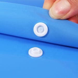 Foska Công suất lớn màu đỏ màu xanh vàng màu xanh lá cây A4 thư Kích thước nhựa phong bì hình dạng tài liệu thư mục với Snap đóng cửa - Product Image 3