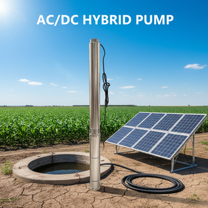 Pompe à eau hybride 2200W 1,5 pouce 170m, débit élevé 5m³/h, submersible solaire pour l'agriculture, systèmes de pompes à eau 3SDPA5-170-2.2/17 - Product Image 3