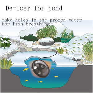 ฮีตเตอร์บ่อ Heto สำหรับบ่อปลาเครื่องทำความร้อนบ่อ - Product Image 3