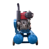 Compresseur d'air minier à économie d'énergie bleu 2v-4.0/5 8Bar avec pompe à tête de piston