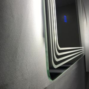 Precio de fábrica, aplicación de hotel, forma de rectángulo, <span class=keywords><strong>luz</strong></span> led, <span class=keywords><strong>espejo</strong></span> montado en la pared, <span class=keywords><strong>espejo</strong></span> de <span class=keywords><strong>baño</strong></span> antivaho equipado <span class=keywords><strong>con</strong></span> <span class=keywords><strong>luz</strong></span> - Product Image 3