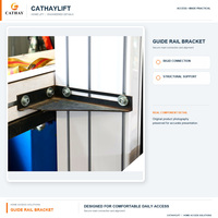 Cathaylift - Lève-personne hydraulique anti-fuite avec table de 1,43 m x 1 m pour usage domestique - Levage stable et sécurisé