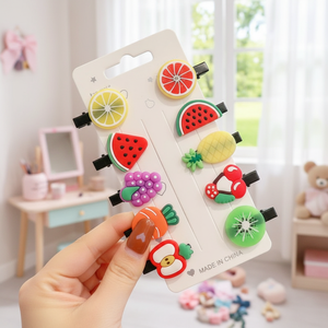 Mollette per capelli di lusso fatte a mano per bambini di tendenza alla moda accessori in pizzo con perla vendita all'ingrosso - Product Image 3