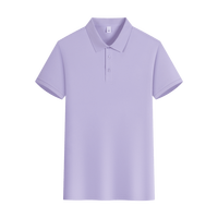 Chemise vintage unisexe à manches courtes, col classique, couleur unie, 190g, 100% polyester, fibre élastique composite pour 7710 #