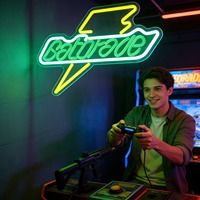 Enseigne néon style Gatorade pour propriétaires de bars de jeux Neonawall, lumière néon LED USB à intensité variable pour salle de jeux, bar, club, décoration murale