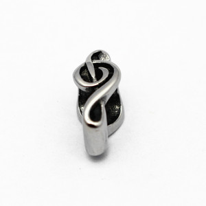 Yunnique – pendentif en forme de note musicale en acier inoxydable, pour la fabrication de colliers, forme irrégulière, GZY-PJ0120 - Product Image 1