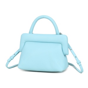 Sac à main minimaliste bleu pastel, grande capacité, léger, bandoulière réglable, pour un usage quotidien et décontracté - Product Image 2