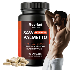 Cápsulas de Saw Palmetto 3X Fórmula Directa de Fábrica, Suplemento para la Próstata y el Sistema Urinario, para Hombres - Product Image 1