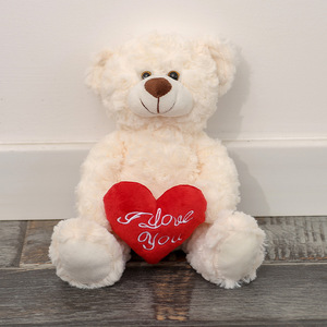 Popular Oso de Peluche con Bufanda Sosteniendo Flores Oso de Pareja, Muñeco de Oso en Forma de Corazón, Regalo para el Día de San Valentín - Product Image 6