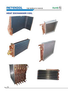 Retek Refrigeration Spare Part High Efficiency <strong>Copper</strong> <strong>Tube</strong> &amp; <strong>Aluminum</strong> <strong>Fin</strong> <strong>Cooling</strong> <strong>Coil</strong> for Refrigeration Systems - Product Image 5