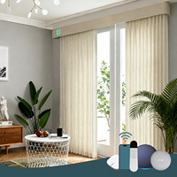 Cortina Eléctrica Inteligente con WiFi y Bluetooth, Control por Aplicación Tuya, Fácil Emparejamiento, Persianas Motorizadas