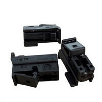 Boîtier de connecteur femelle 2 positions TE Connectivity 1-929080-5 MQS, PBT GF, automobile et industriel, noir, fil-fil, 2,54 mm