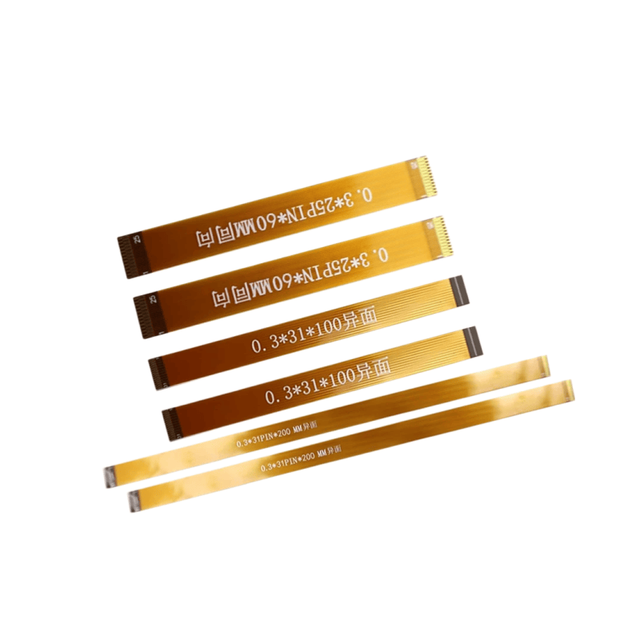 AI-KSEN FPC Yellow FFC Soft Ribbon Cable 0.3mm Spacing Same/reverse 31P51P61P MIPI LCD Screen Ribbon Cable LVDS