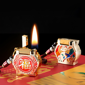 Encendedor de Metal HD588 Nuevo Mini con Rueda de <span class=keywords><strong>Encendido</strong></span>, Colgante Moderno Personalizado, Regalo Empresarial al por Mayor - Product Image 3