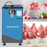 Machine à remplir de crème fouettée Porschlin, machine à pulvériser de la crème fouettée, machine à traiter la crème fouettée entièrement automatique