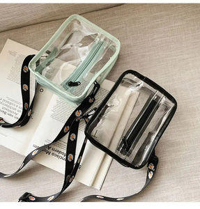 Hot Selling Custom Fashionable Women's PVC Transparent Mini Single <b>Shoulder</b> <b>Bag</b> <b>Waterproof</b> Feature - Product Image 6