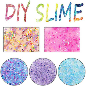 Meilleure Vente Kit de Slime DIY Non Toxique Jouet Éducatif Ensemble de Slime Transparent Effet Cristal avec Breloque Sirène pour Enfants - Product Image 3