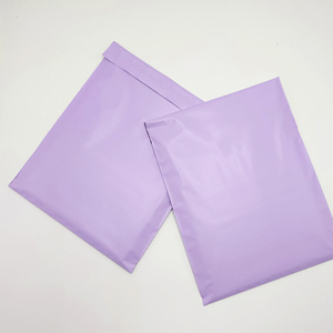Custom Logo Printed Self-adhesive <b>Water</b>-proof Recycled Purple for Courier Bags for Shoes & Fur Shipping - Product Image 1