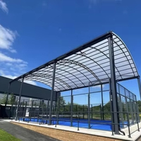 PADELWOKER 2025 Usine En Gros Meilleur Prix En Plein Air Paddle Tennis Équipement Padel Court Enclos Cadre