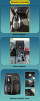 Radio kemudi mobil kontrol dasbor LCD rakitan untuk Nissan Patrol Y62 Armada 2010-2022 layar Android GPS Kit Interior