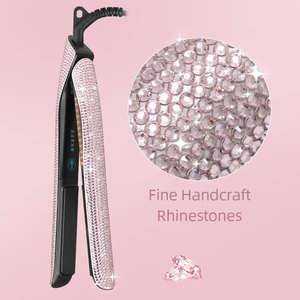 جهاز فرد الشعر الماسي المحترف والمزدوج الجهد المحمول Ghi التيتانيوم ، كهربائي للإلكترونيات الاستهلاكية - Product Image 5