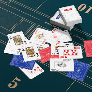 Cartas de Póker Texas Hold'em WPT, Caja <span class=keywords><strong>Doble</strong></span>, Edición Especial para Competición, Papel Especial con Esquinas Redondeadas, Personalizables, Anchas y Grandes - Product Image 2