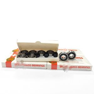 Rodamientos <span class=keywords><strong>de</strong></span> Bolas <span class=keywords><strong>de</strong></span> Ranura Profunda para Patineta, <span class=keywords><strong>de</strong></span> Acero Cromado 608 <span class=keywords><strong>de</strong></span> Alta Velocidad, 8x22x7mm, Logotipo Personalizado, Originales y Profesionales - Product Image 2