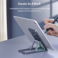 Support de téléphone portable universel pliable et réglable en métal pour tablette et ordinateur de bureau