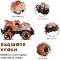 Jouets en gros les plus vendus : Voiture télécommandée mini dinosaure, voiture dinosaure de dessin animé, cadeau pour enfants, jouets de voiture RC