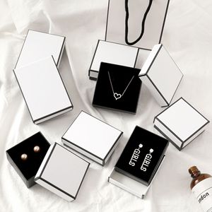 Xinxing Jewelry Necklace Gift Box Custom Logo Cardboard Paper Fashion Luxury Branded Jewelry Gift Boxes Packaging