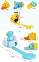 Dispositif pratique de cuisine de canard de dessin animé pour l'extension de robinet de lavage de bébé pour le lavage des mains d'enfants dans l'évier de salle de bain