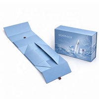 Boîte pliante en carton rigide recyclable personnalisée pour soins de la peau, sans adhésif 3M, fermeture magnétique, emballages cadeaux cosmétiques de luxe