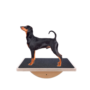 USMILEPET Disque d'équilibre en bois de haute qualité pour chien – Outil d'entraînement pour la force, la stabilité centrale et la rééducation - Product Image 1
